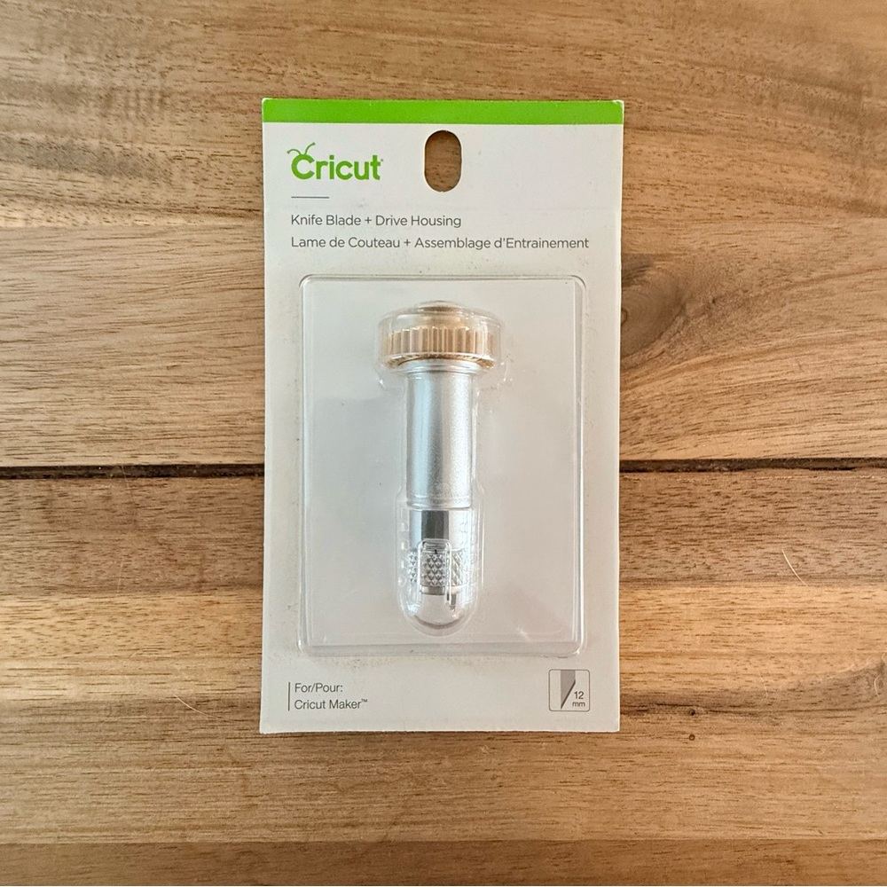 Cricut Knife Blade with Gold and Silver Finish